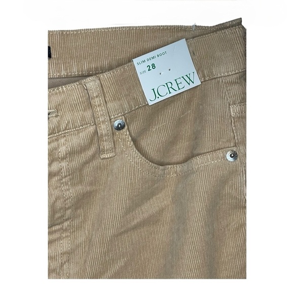 J. Crew Slim Demi Boot Corduroy Pants 28 - Picture 3 of 4